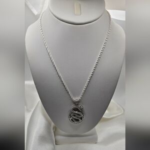 Sterling Silver 925 Sexy Ice Snake Pendant